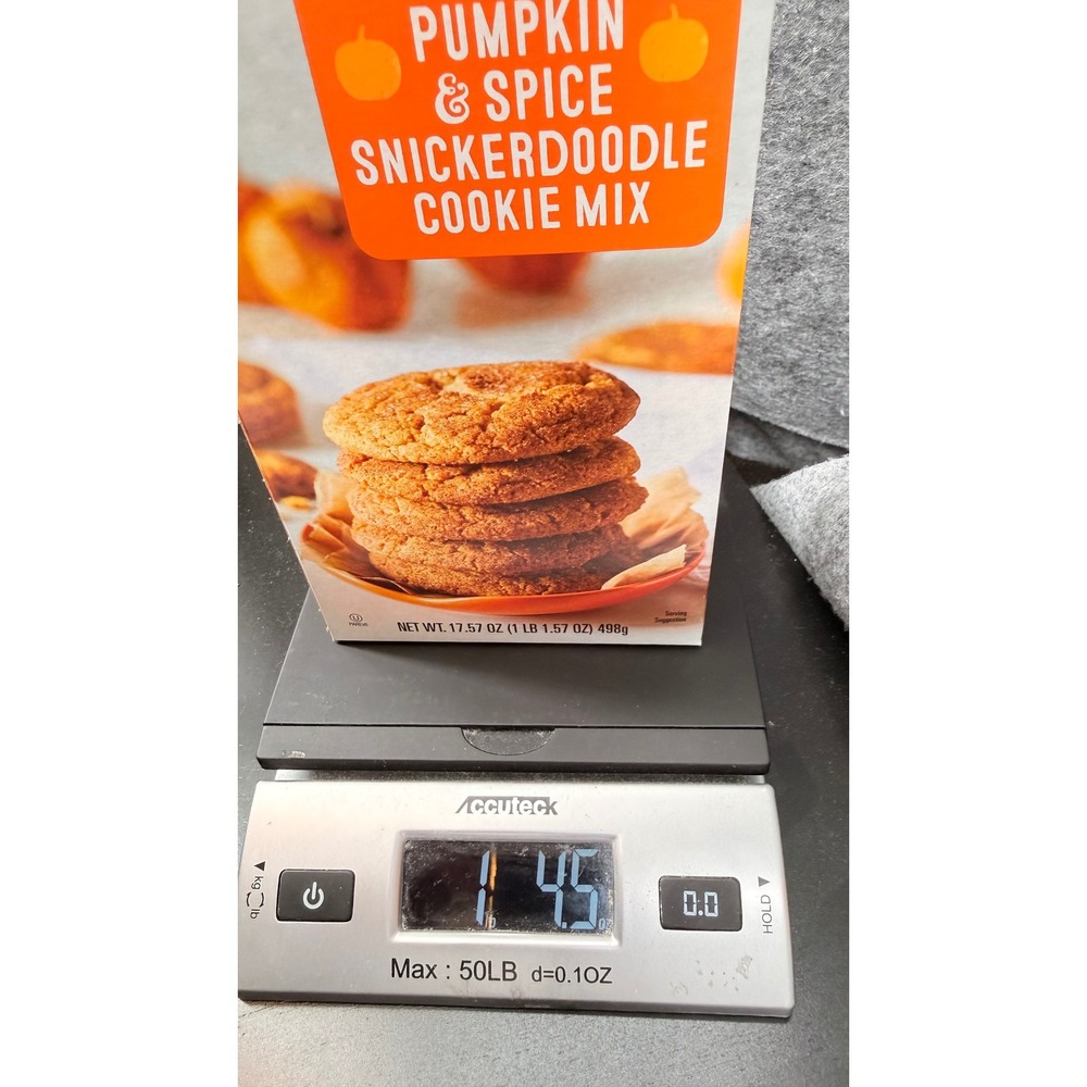 Trader Joe's Pumpkin & Spice Snickerdoodle Cookie Mix 17.57oz Seasonal Baking - Picture 6 of 7